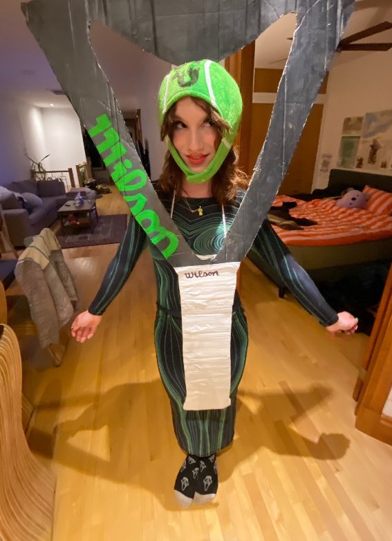 onbeinganangel's tweet photo. i hate gay halloween what do you mean you’re art donaldson’s signature serve from the 2024 film challengers https://t.co/oOFMNHNhIN