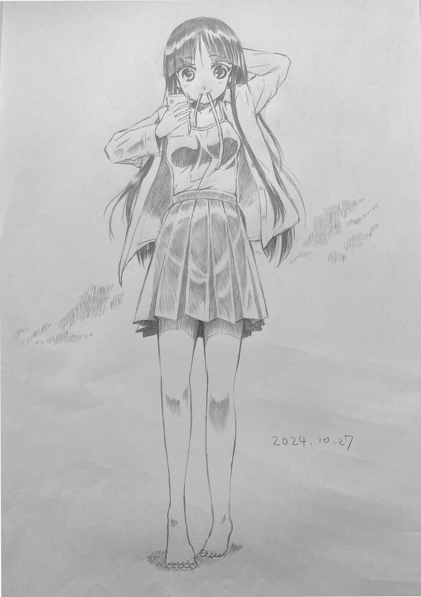 doji_fue's tweet photo. 秋山澪　朝のMESチェック　#けいおん https://t.co/9hsxoeizzf
