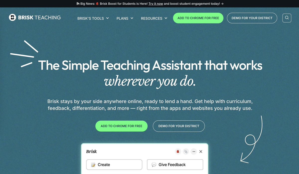 ⭐️FREE 3 MONTHS BRISK PREMIUM ⭐️
You know how much I lOVE Brisk Teaching &amp; use it almost every day to help me save time! 
Brisk has given you guys a free 3 month trial of Brisk premium - no payments, just click the link to take advantage of this! 

brisk-teaching.com/mrspriestleyict
#brisk