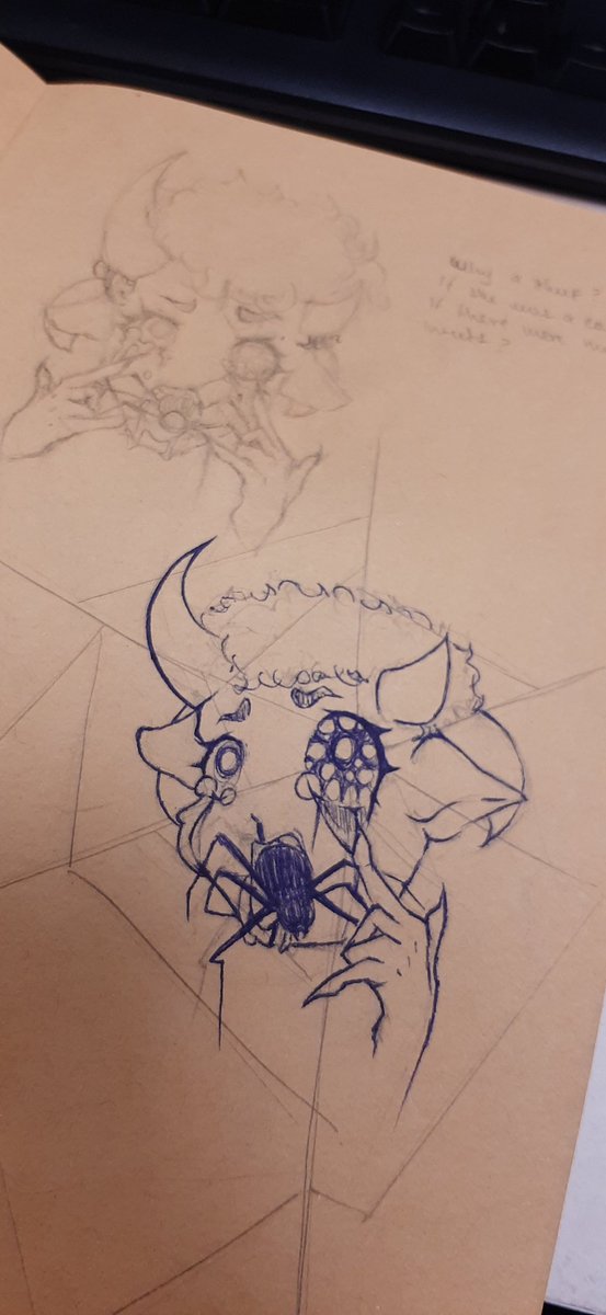DookieXII's tweet photo. Spooky month doodles! 👻🕸️ https://t.co/8QwkwivOQt