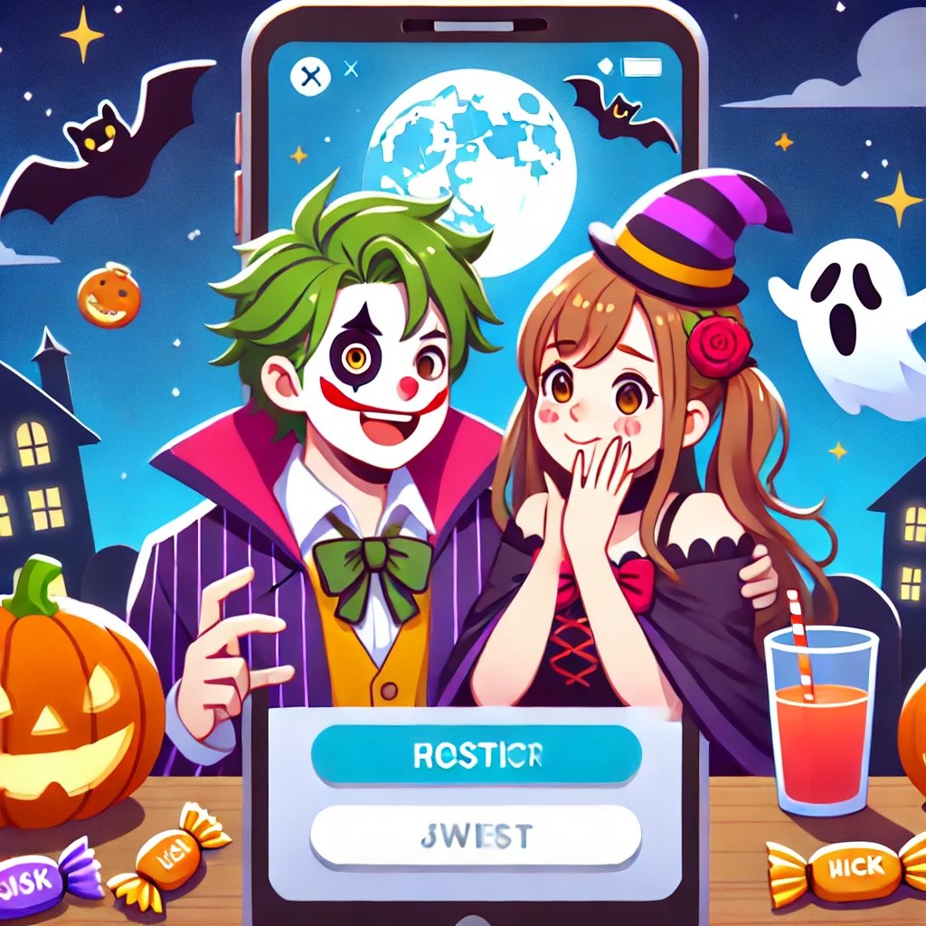 #ジョーカー 🃏と#吸血鬼

#ハロウィン 🎃楽しみ🪄*⋆☆
みんなはどんな衣装がお好き？？🎀.*･ﾟ

#固定ツイートをRT
#固定ツイートをRTでフォロバ
#固定ツイートをRTでフォロバ100
#フォロバ
#フォロバ100
#AI
#AIイラスト
#AIイラスト部