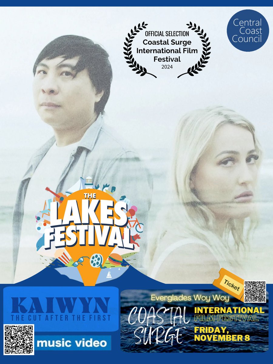 "The Cut After the First" music video made it to the official selection of Coastal Surge International Film Festival 2024 ❤️🥳🎉