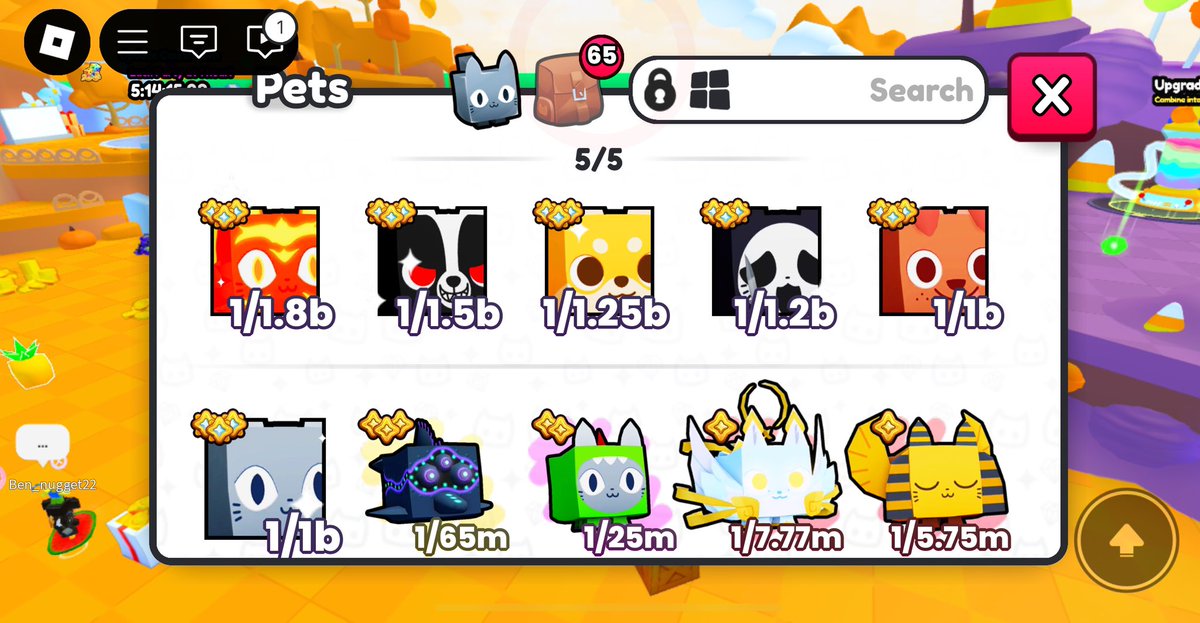 Finally completed my collection of huges on pets go! Not time to hunt the secret pets! <a href="/BuildIntoGames/">BIG Games</a> #petsgo #petsimulator