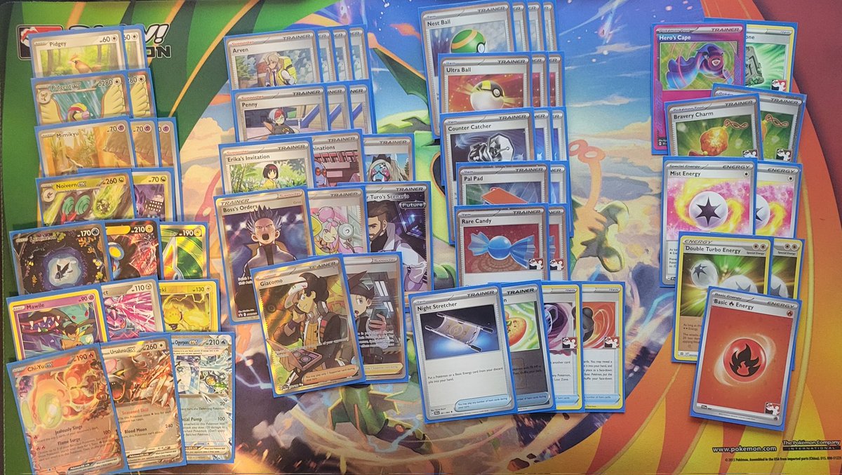 MitchenChicken's tweet photo. 2nd at a cup today for the millionth slightly different Pidg Control list in a row to hit my twitter. Unfortunately tossed g3 of finals pretty hard but I do like this list. Still want some way to pressure when opponent has a tight board and small hand, maybe sisters? https://t.co/WrdXTiMjoH