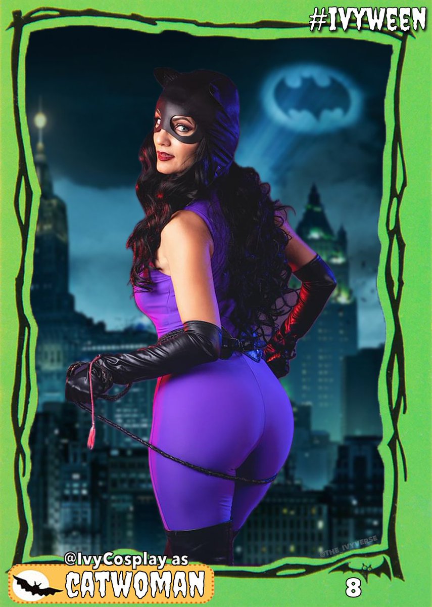 the_ivyverse's tweet photo. 13 Days of #Ivyween Day 8:
Happy Caturday from my favorite Catwoman, @IvyCosplay! 🐈‍⬛

#IvyCosplay #SpookySeason
#TradingCards #Halloween 
#CosplayQueen #Catwoman
#TradingCards #Batman
#SelinaKyle #Caturday https://t.co/hWHsT3kAtI
