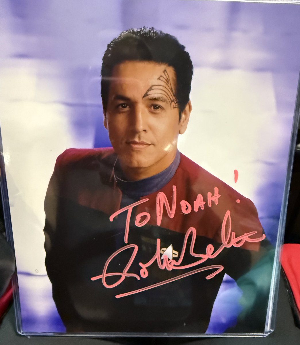 Dave Taylor (@linconspirators) on Twitter photo Iām very grateful to <a href="/robertbeltran74/">Robert Beltran</a> who was so nice to Noah, our youngest. Heās a new Trekkie, courtesy of #StarTrekProdigy, but he was still unsure about all this fandom & cosplaying stuff. Captain Chakotay was just so wonderful with his number one, the late Commander Adreek. Iām very grateful to <a href="/robertbeltran74/">Robert Beltran</a> who was so nice to Noah, our youngest. Heās a new Trekkie, courtesy of #StarTrekProdigy, but he was still unsure about all this fandom & cosplaying stuff. Captain Chakotay was just so wonderful with his number one, the late Commander Adreek.