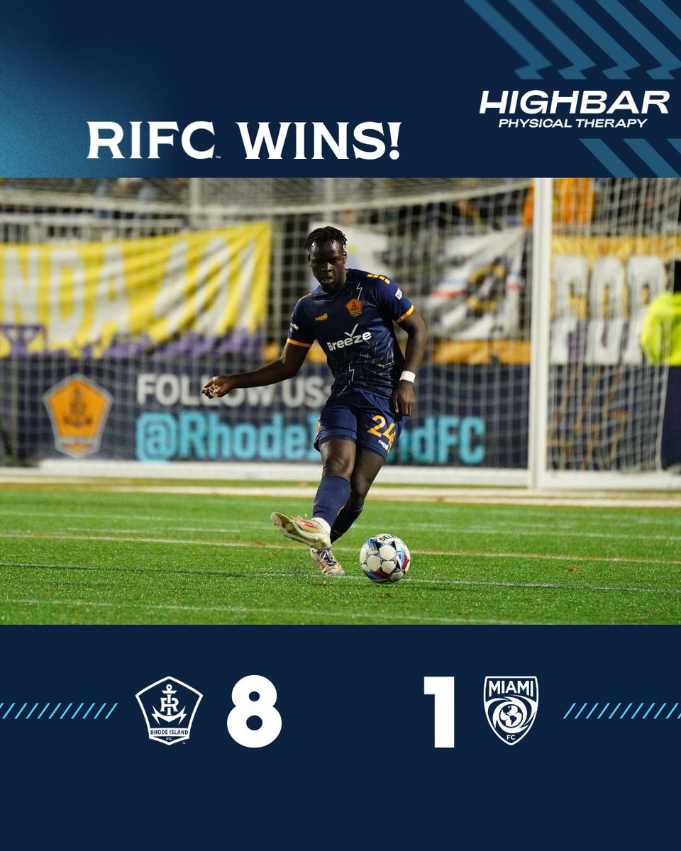 You ever end your regular season with a bang ‼️ 

#WickedGoodWin | #RIFC