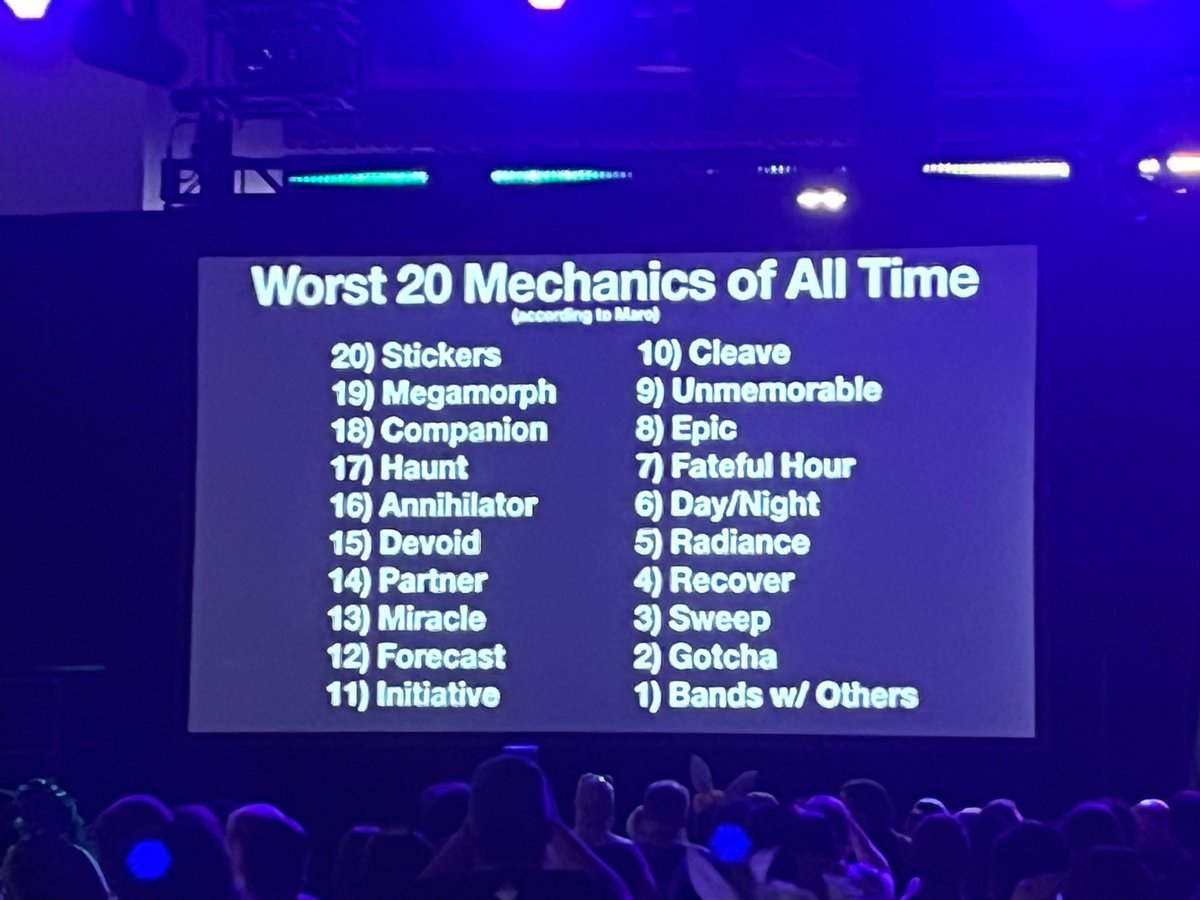 For everyone wondering, this is the final list: