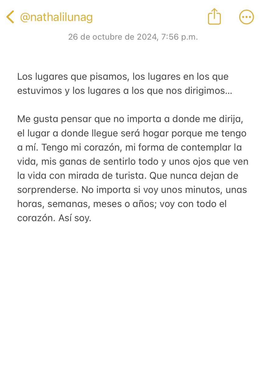 Me gusta pensar que…