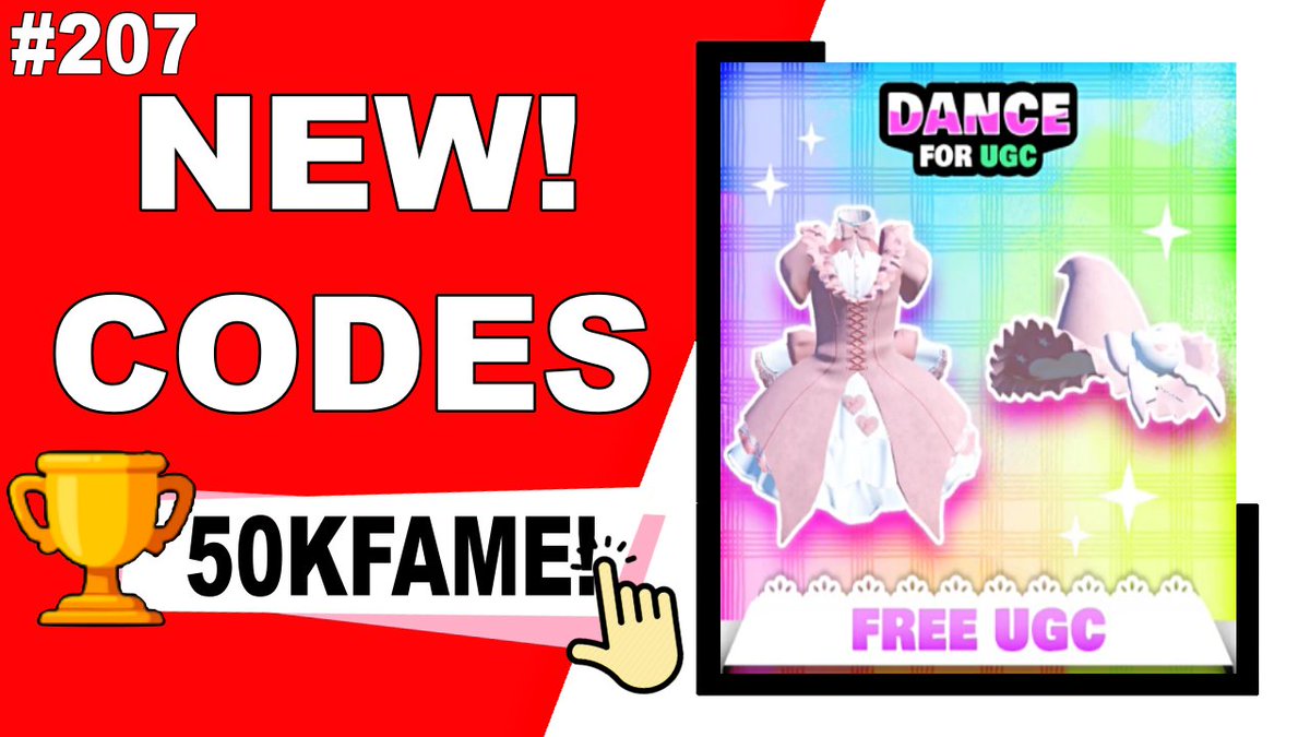 gaden_ram's tweet photo. *NEW* CODES DANCE FOR UGC TODAY 27 OCTOBER 2024 - ROBLOX #207
#danceforugc #danceforugccodes #danceforugcupdate #roblox #freeugc
๐๐click below to view๐๐
https://t.co/cSpshiTIlg via @YouTube https://t.co/QY3SyUz9mY