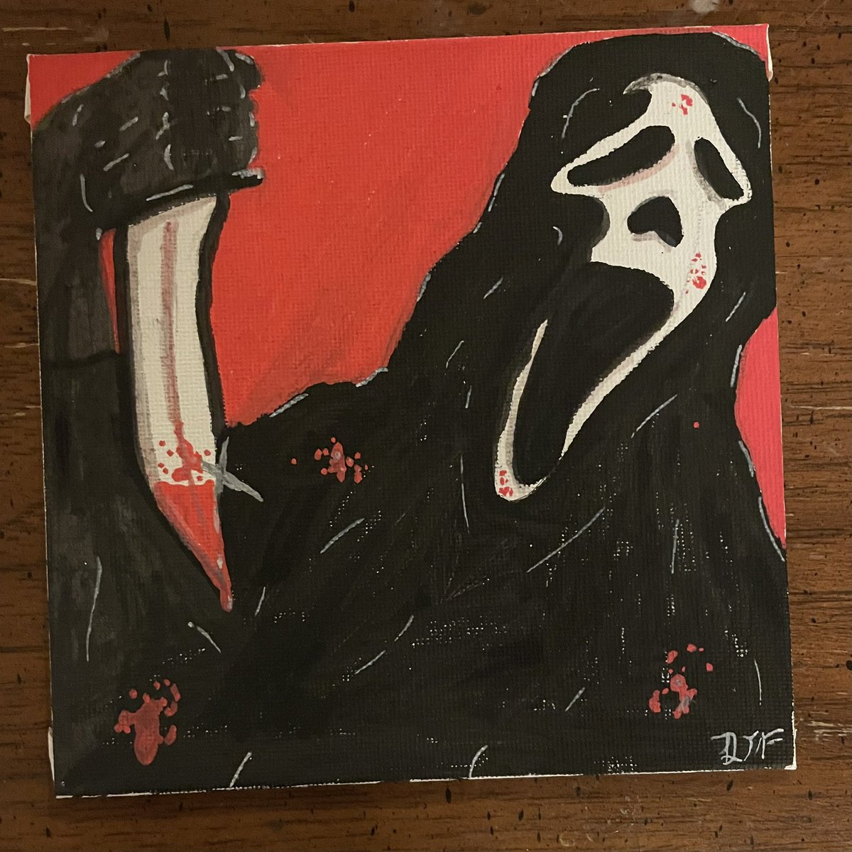 SchneeUndead's tweet photo. Ghostface

#horror #ghostface #Scream #paint #fanart https://t.co/UbybYT3nUf