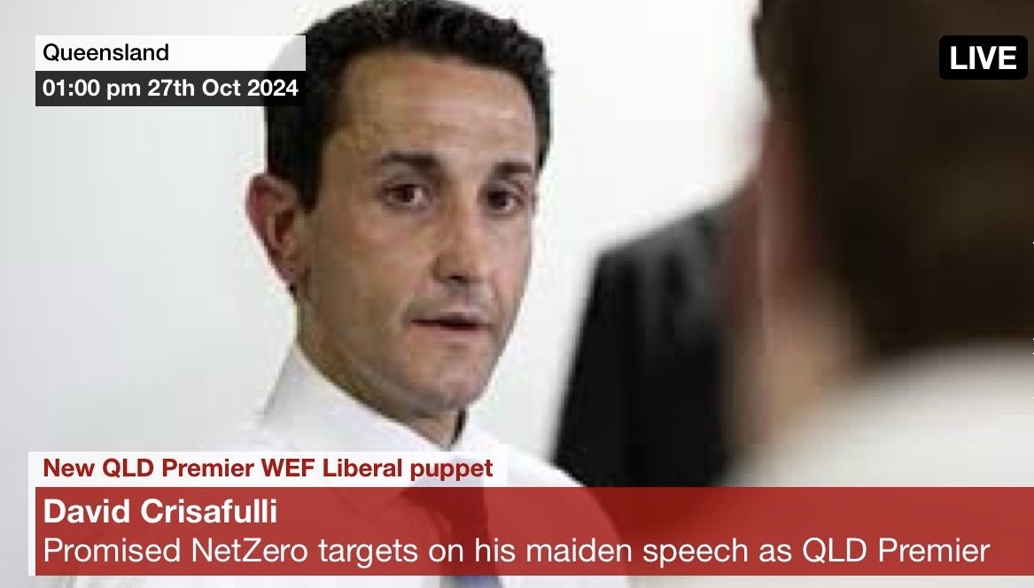 karl_stepien's tweet photo. @PeterDutton_MP @DavidCrisafulli @LNPQLD #DavidCrisafulli #WEFpuppet #LiberalParty #QLDPremier https://t.co/kIlUbRSiq3