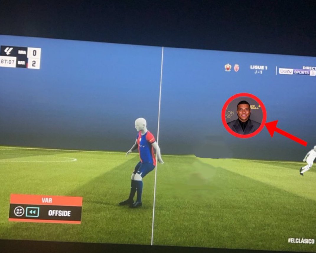 El partido de Mbappe hoy fue histórico.