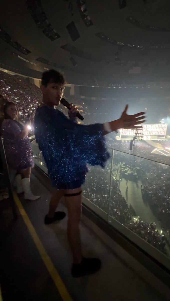 CallMeAdal's tweet photo. The look of a man who jusSst performed the #ReputationTVCountdown at hisSs last Eras Tour Show π₯Ίππ€β¨π @taylornation13 #NOLASTSTheErasTour https://t.co/nkiqyfpISc