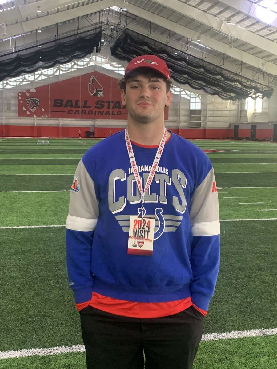 Eli Gigerich (@eligigerich) on Twitter photo Had an awesome visit at Ball State today for the big win over NIU! Grateful to the staff for the invite and hospitality! <a href="/CoachWCinelli/">Will Cinelli</a> @BSUCoachNeu <a href="/CoachJohnson64/">Colin Johnson</a> <a href="/_CoachElliott/">Jared Elliott</a> <a href="/Coach_Shak/">Anthony Shakir</a> <a href="/BallStateFB/">Ball State Football</a> <a href="/AllenTrieu/">Allen Trieu</a> <a href="/SWiltfong_/">Steve Wiltfong</a> <a href="/Coachpeebs/">Bill Peebles</a> <a href="/CathedralFBall/">Cathedral Football</a> Had an awesome visit at Ball State today for the big win over NIU! Grateful to the staff for the invite and hospitality! <a href="/CoachWCinelli/">Will Cinelli</a> @BSUCoachNeu <a href="/CoachJohnson64/">Colin Johnson</a> <a href="/_CoachElliott/">Jared Elliott</a> <a href="/Coach_Shak/">Anthony Shakir</a> <a href="/BallStateFB/">Ball State Football</a> <a href="/AllenTrieu/">Allen Trieu</a> <a href="/SWiltfong_/">Steve Wiltfong</a> <a href="/Coachpeebs/">Bill Peebles</a> <a href="/CathedralFBall/">Cathedral Football</a>