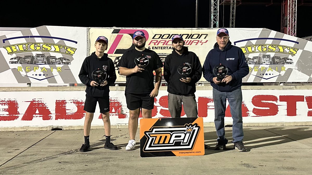 USLegendCars's tweet photo. The 2024 Asphalt Nationals @MPI_INNOVATIONS Up on the Wheel winners🏆

Young Lions: Cole Dasenbrock
Pro: Alex McCollum
Semi-Pro: Nick Morabito
Masters: Greg Erhardt

#AsphaltNats | #INEX | #USLCI https://t.co/57UILY7zZ9