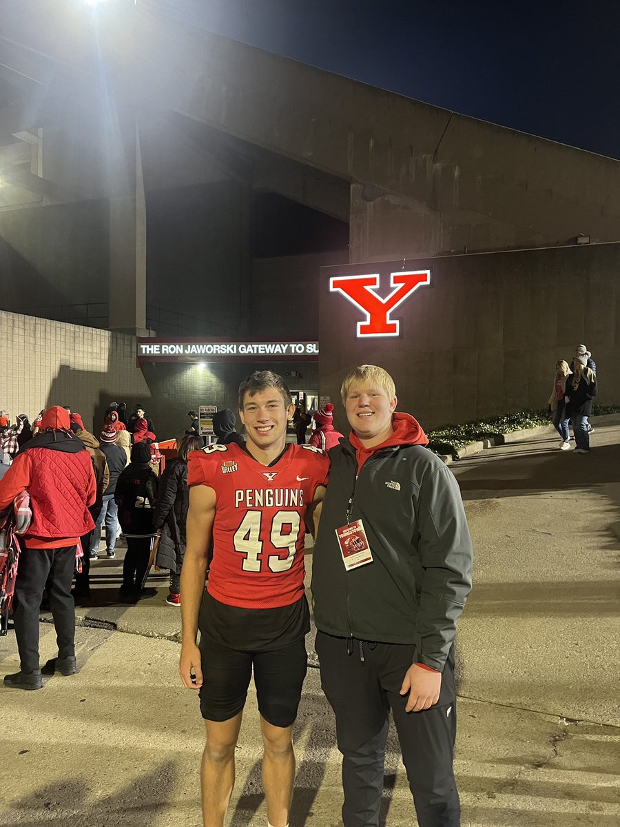 Joseph (Aidan) Rippe (@josephrippe) on Twitter photo Had a great time at the <a href="/ysufootball/">Youngstown State Football</a> game today! Thanks <a href="/CoachTPhillips/">Tom Phillips</a> for having me and thanks <a href="/CoachBuj/">Austen Bujnoch</a> for sitting down and talking with me!
<a href="/fbcoachdp/">Doug Phillips</a> <a href="/jrody25/">john rodenberg</a> <a href="/IHBravesFB/">Indian Hill Football</a> <a href="/ihbravesad/">IH Braves AD</a> <a href="/smetz22/">steve metz</a> <a href="/CoachCReardon/">Cody Reardon</a> Had a great time at the <a href="/ysufootball/">Youngstown State Football</a> game today! Thanks <a href="/CoachTPhillips/">Tom Phillips</a> for having me and thanks <a href="/CoachBuj/">Austen Bujnoch</a> for sitting down and talking with me!
<a href="/fbcoachdp/">Doug Phillips</a> <a href="/jrody25/">john rodenberg</a> <a href="/IHBravesFB/">Indian Hill Football</a> <a href="/ihbravesad/">IH Braves AD</a> <a href="/smetz22/">steve metz</a> <a href="/CoachCReardon/">Cody Reardon</a>