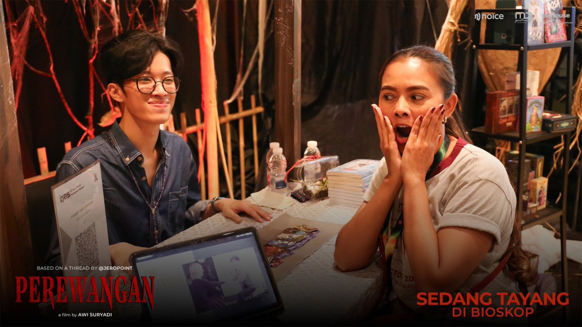 MDPictures's tweet photo. Welcome to @noice_id Portal Podcast Horor Festival! Keseruan cast Perewangan ngomongin soal syuting terHOROR di film Perewangan. Siapa yang ketemu kita kemarin? 😁

𝐅𝐢𝐥𝐦 𝐏𝐄𝐑𝐄𝐖𝐀𝐍𝐆𝐀𝐍
𝚃𝚞𝚖𝚋𝚊𝚕 𝚃𝚞𝚓𝚞𝚑 𝚃𝚞𝚛𝚞𝚗𝚊𝚗
Sedang tayang di bioskop!

#Perewangan
#FilmPerewangan
#MDEntertainment
#MDPictures
#PichouseFILMS