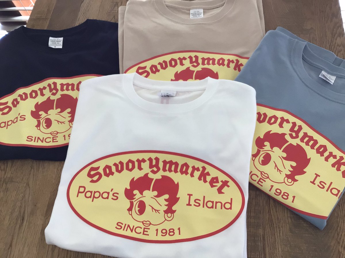 inn_pat's tweet photo. 復刻！！パットインの全身である、セボリマーケットのビンテージTシャツが出来ました✨✨パットインのフロントにて販売中です https://t.co/o6o0XgB77j