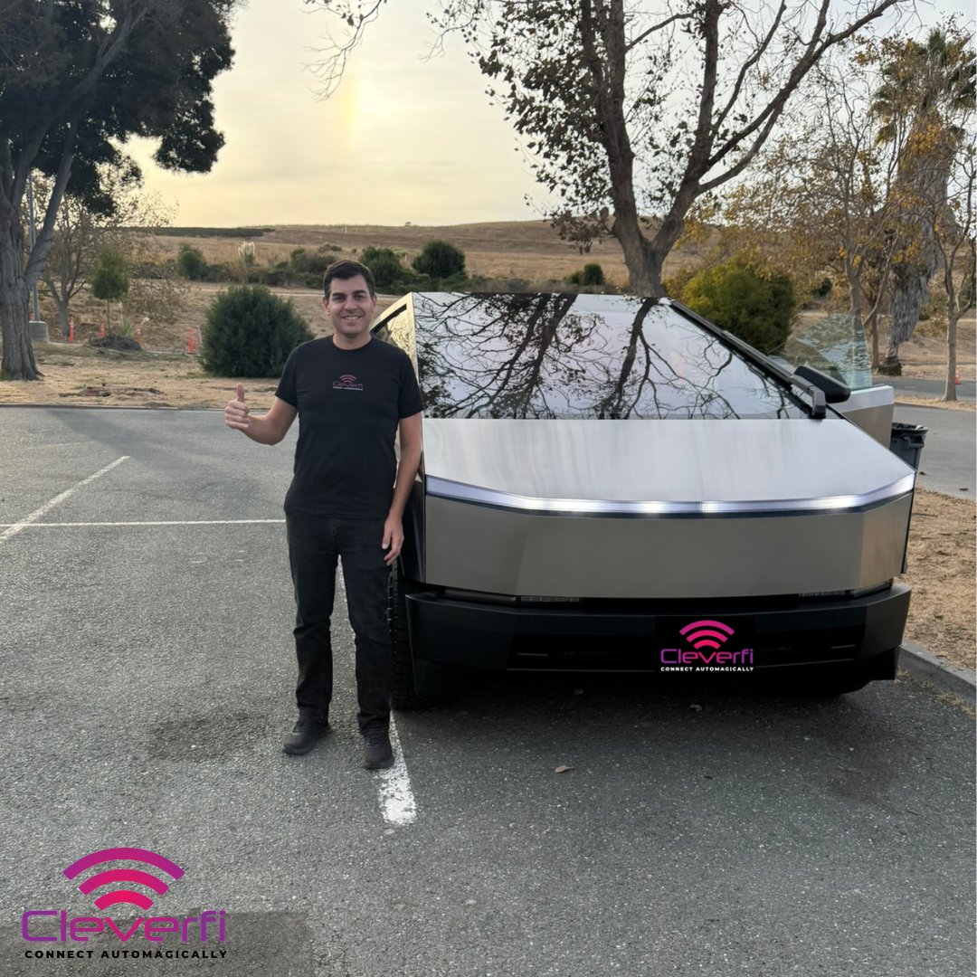 getcleverfi's tweet image. Ride in a #Tesla Cybertruck powered by CleverFi 🚀 
Live from #TechCrunch Disrupt in San Francisco! @mariosoave and the CleverFi team have turned this Cybertruck into a connectivity hotspot. Complimentary rides until tomorrow! Comment or message us for a free ride! 

#innovation