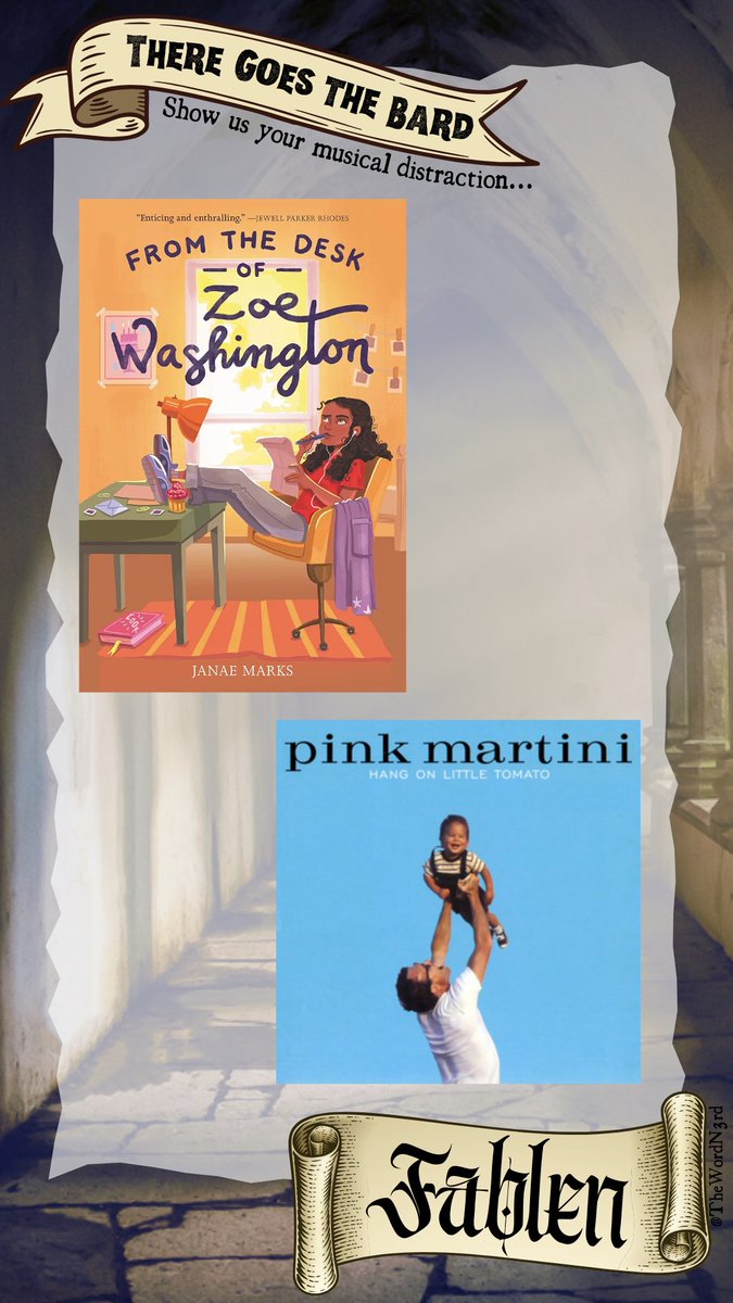 Book Recommendation paired with A Favorite Song #FablenReadathon Hang on Little Tomato, From the Desk of Zoe Washington 🎵📕
