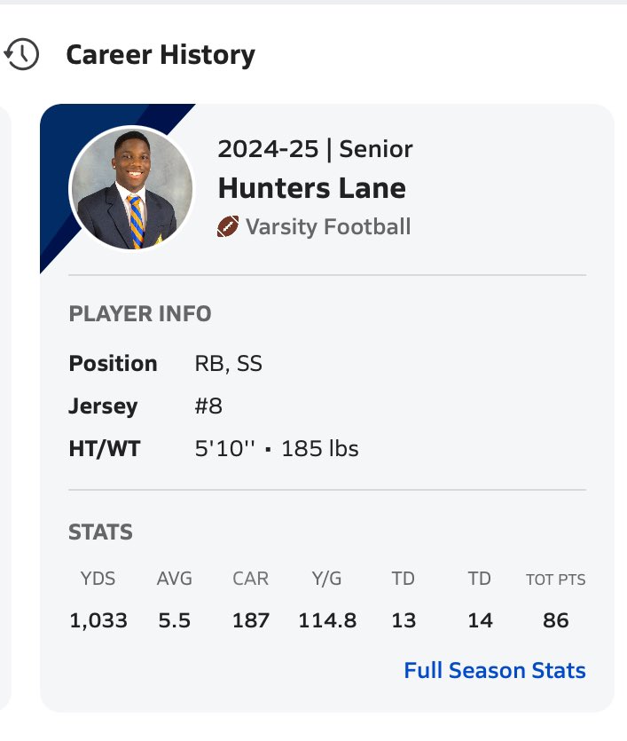Isaiah McGill (@isaiah8mcgill) on Twitter photo I would like to thank my coaches and my team for helping me reach 1000 rushing yards last game. <a href="/HLFootball_/">Hunters Lane Football (The Lane) 14 Playoff Births</a> <a href="/TGH7v7/">Team Grind Hard 7v7 Inc</a> <a href="/SportsLifeU/">SportsLife United</a> <a href="/CSmithScout/">Chris Smith</a> I would like to thank my coaches and my team for helping me reach 1000 rushing yards last game. <a href="/HLFootball_/">Hunters Lane Football (The Lane) 14 Playoff Births</a> <a href="/TGH7v7/">Team Grind Hard 7v7 Inc</a> <a href="/SportsLifeU/">SportsLife United</a> <a href="/CSmithScout/">Chris Smith</a>