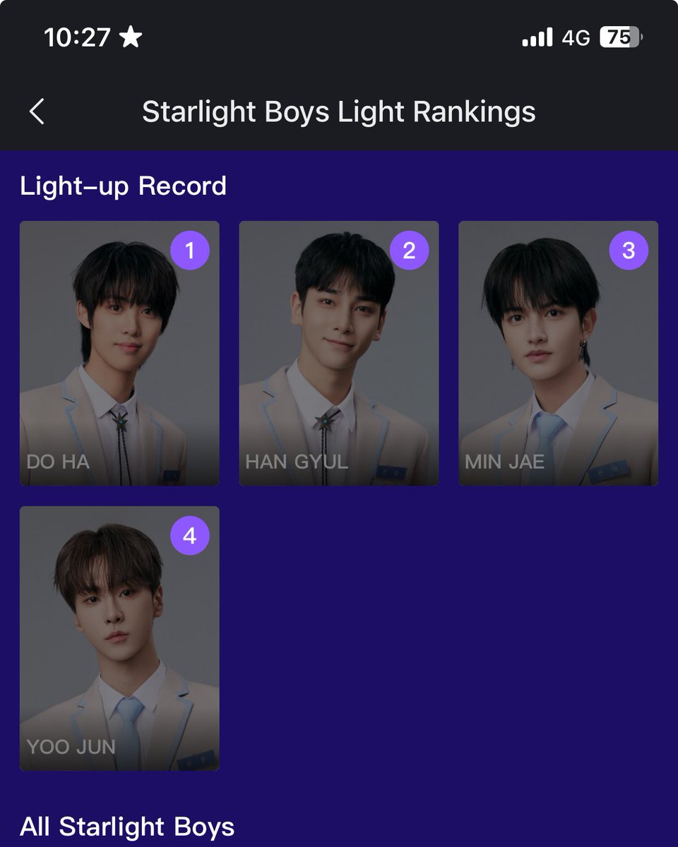 oneorange1207_'s tweet photo. If you have Iqiyi account help vote for DOHA, HANGYUL, MINJAE and YOOJUN in Starlight Boys🥺🙏🏼

No need to buy vip, just basic acc already can give 2vote up to 9 trainees. 1 devices can have 5 accounts. If you hve an acc you can already give them 10votes/day using all acc🥺🙏🏼 https://t.co/kSY4C8yyF6