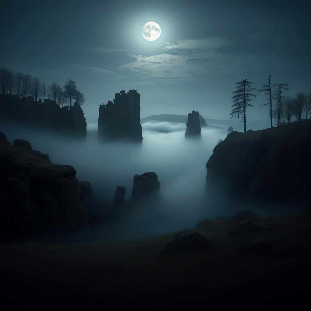 🌌 Spooky Scenes, Nature Edition 🎃🌲

Who needs a haunted house when you have the mysteries of nature? This eerie yet beautiful landscape sets the perfect mood for a spooky movie night. Imagine a foggy forest, moonlit mountains, or shadowy cliffs as the backdrop! 🌕✨

What