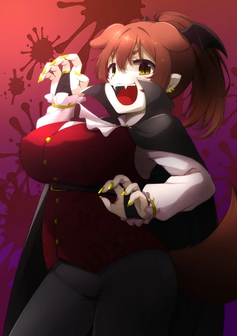 血、吸っちゃうよ～?#できたてころね 