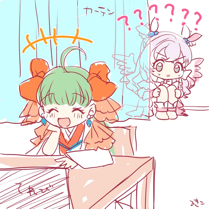 ぷわこちゃんサディスティック度が高い
#ろきファミ画廊 