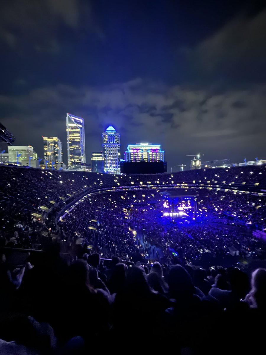 bdeaton81's tweet photo. @PatMcAfeeShow sure you will appreciate a rare full Panthers stadium.  Let’s raise some money for #ConcertForCarolina https://t.co/TsVHyW6lec