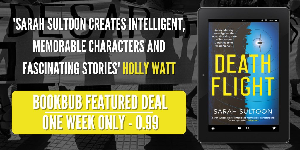 AdrainRecovery1's tweet photo. Check out this #Deal!

@SultoonSarah's unbearably tense, powerful #thriller #DeathFlight is ONLY 0.99 for one week in #UK &amp; #ANZ

One our FAVOURITE books EVER, as Jonny Murphy becomes embroiled in a shocking case in #Argentina

https://t.co/O4Zt94iLa9  

#BookTwitter #BookLovers https://t.co/KLHuHXfhjZ
