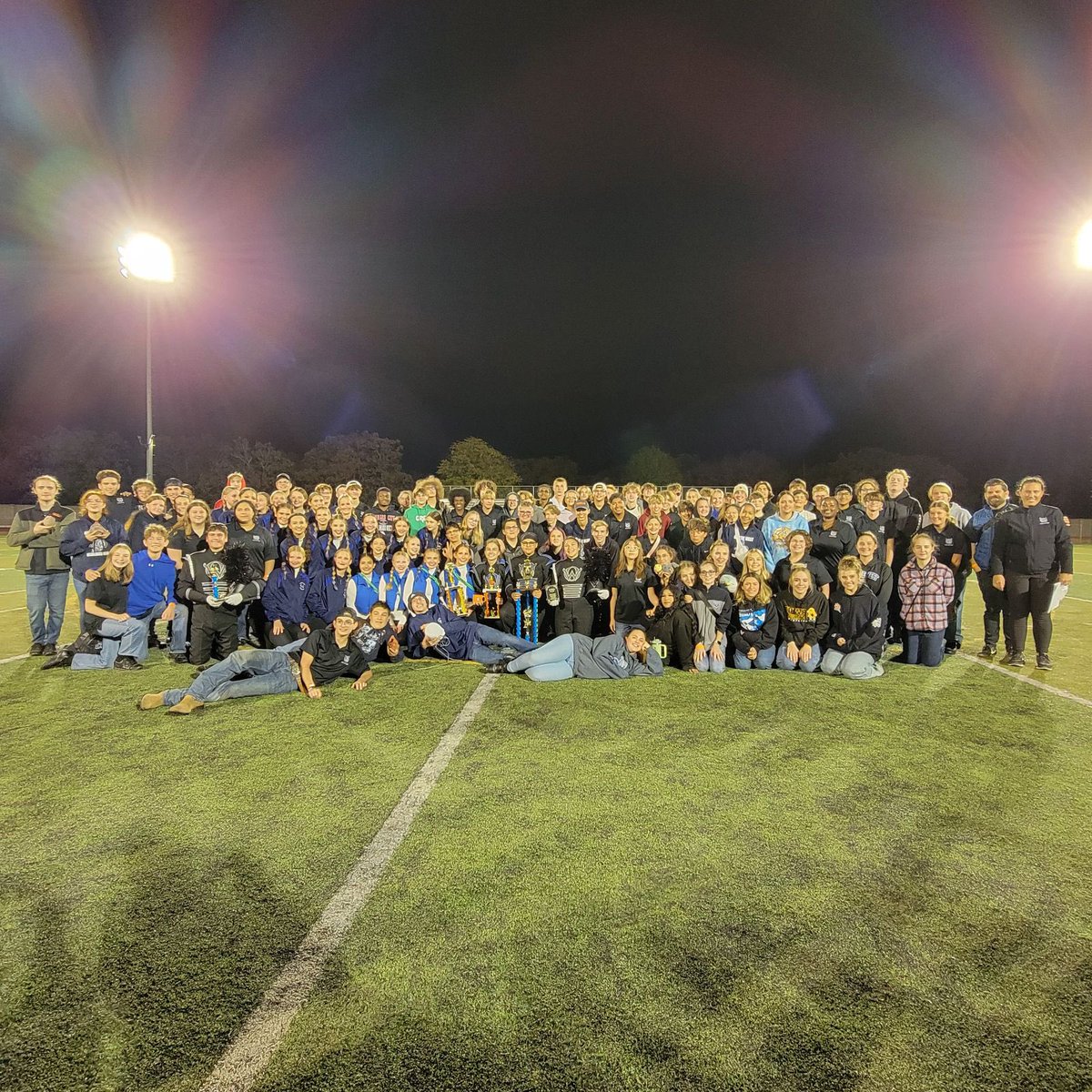 olathewestband's tweet photo. The OW Marching Owls ended their season at the Neewollah Marching Festival today! They had their best performance and earned Best Percussion, Best in Orange Class, and OVERALL GRAND CHAMPIONS!!!

Congratulations on a very special season and for always pushing to THE SUMMIT! https://t.co/LFRiGGqOCC