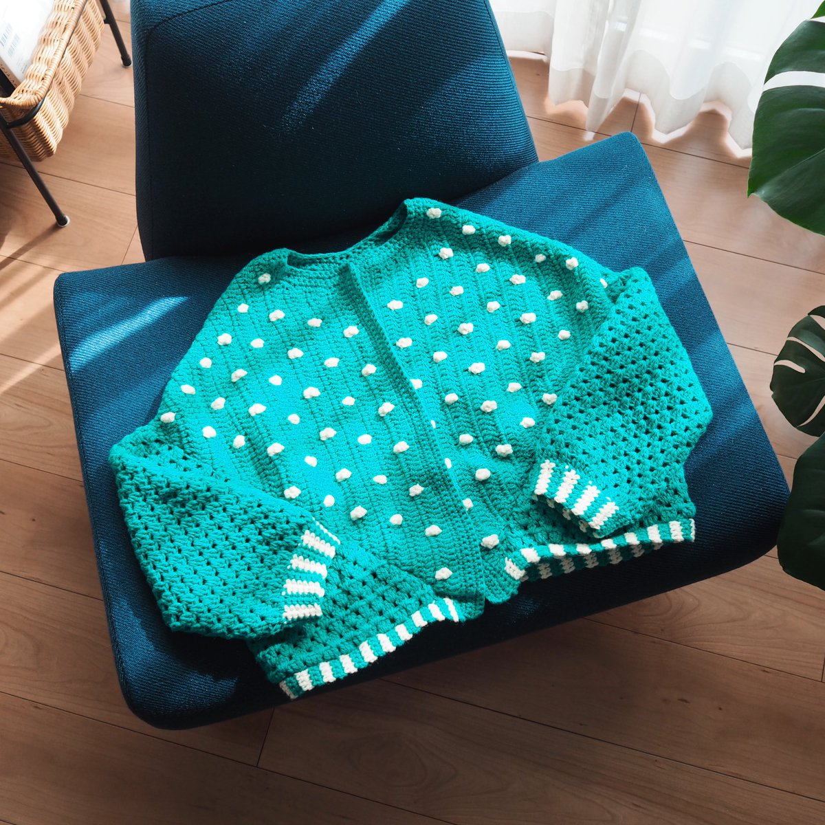 ＊オーダー用生地＊D 生地増えてまーす♡ BiTILE シンカーJQ 大千鳥 生地幅145cm 50cm単位オーダーカット