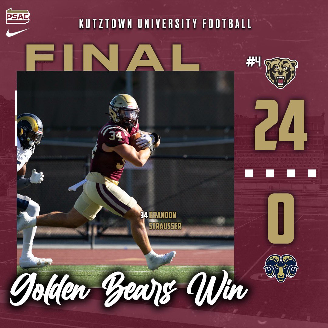 Kutztown Football 🐻 tweet media