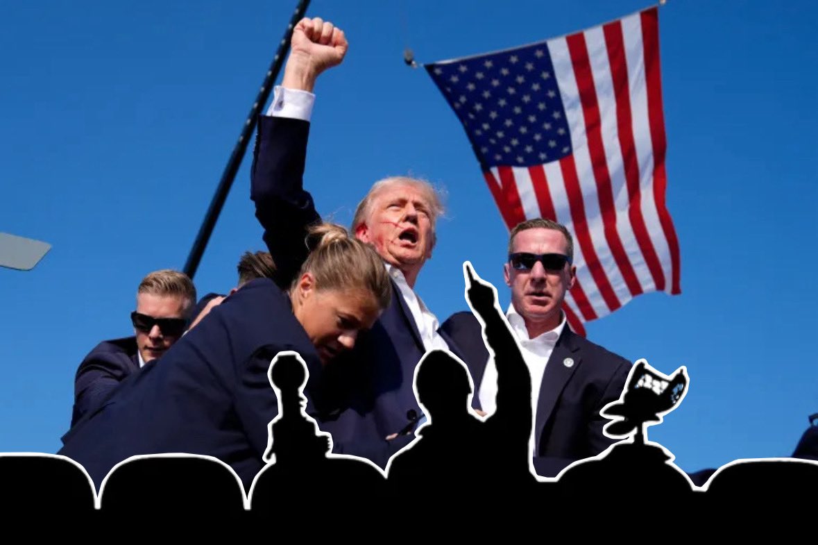 Quadcarl's tweet image. Worst fake assassination ever.