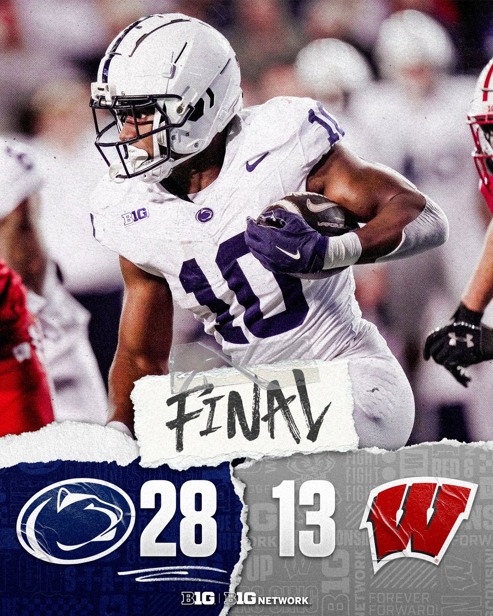 Big Ten Football (@b1gfootball) on Twitter photo No. 3 <a href="/PennStateFball/">Penn State Football</a> make it 7-0 👏
#B1GFootball No. 3 <a href="/PennStateFball/">Penn State Football</a> make it 7-0 👏
#B1GFootball