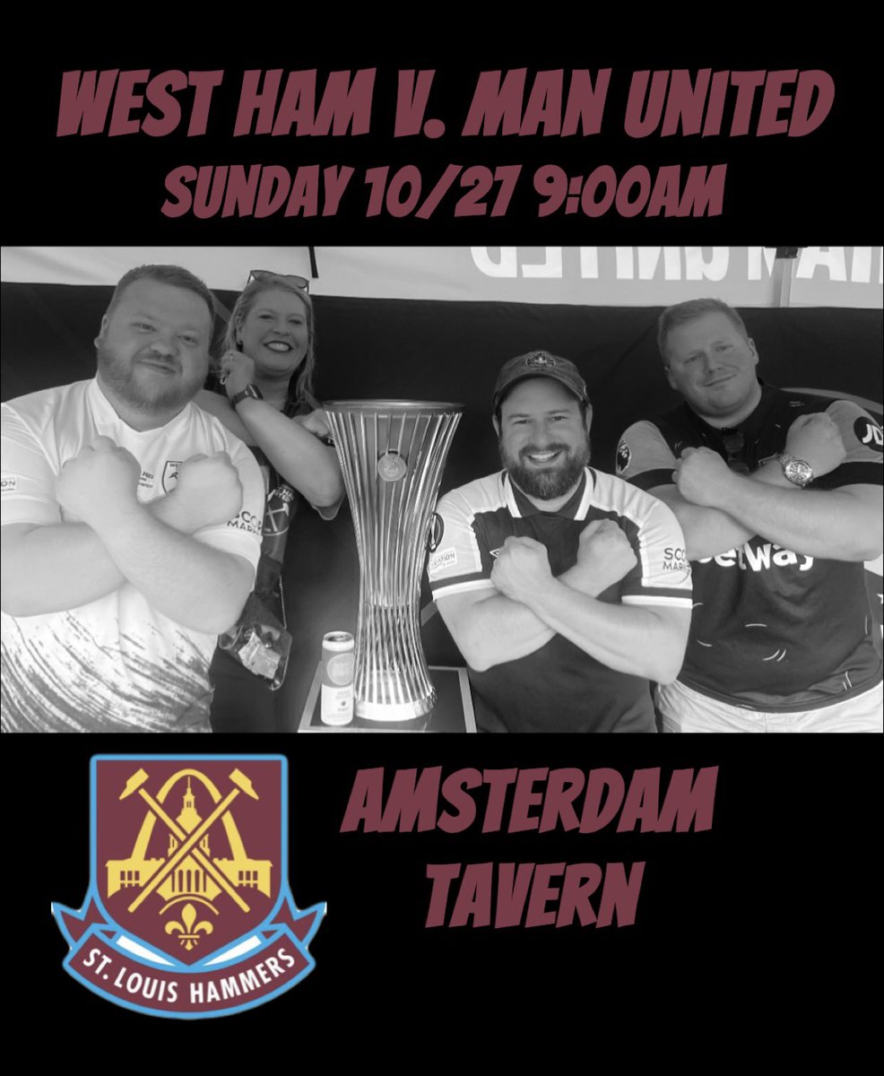 Big Sunday ahead of us. See you at the pub!