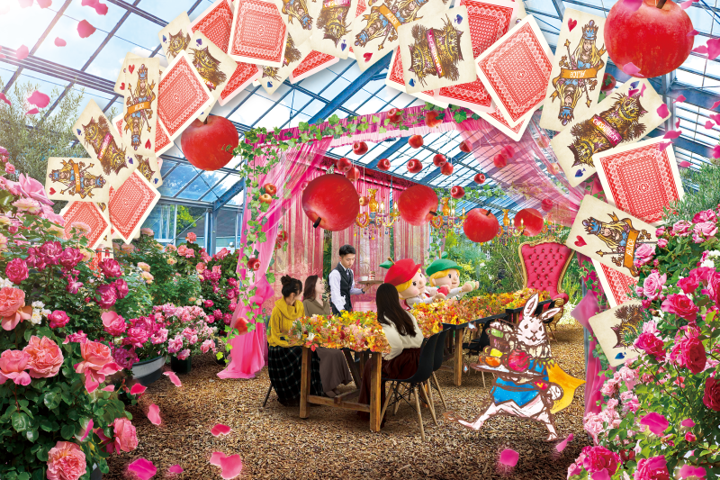 rurubuandmore's tweet photo. 【千葉◇秋バラをチェック】

「京成バラ園」では、2024年11月24日（日）まで『Party of Roseful Moment（パーティー オブ ローズフル モーメント）～マッドハッターのお茶会とアリスのクロッケー～』を開催中。
楽しみ盛りだくさんのシーズンイベントに行ってきました♪
https://t.co/bTCkHafydQ https://t.co/MhrIDqKh4K