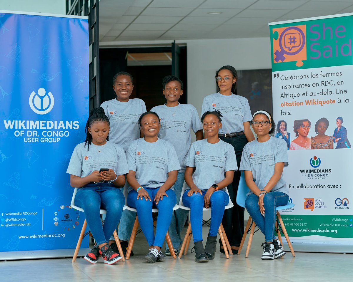 stephaniem52939's tweet photo. #SheSaid en @RDC
#jour2: formation et Edit-à-thon sur @wikiquote à #goma
Ce 27 octobre, nous avons eu à faire des créations et des contributions des articles sur @wikiquote
Merci à la fondation @WikimediaRDC https://t.co/w1cKLdYgT2