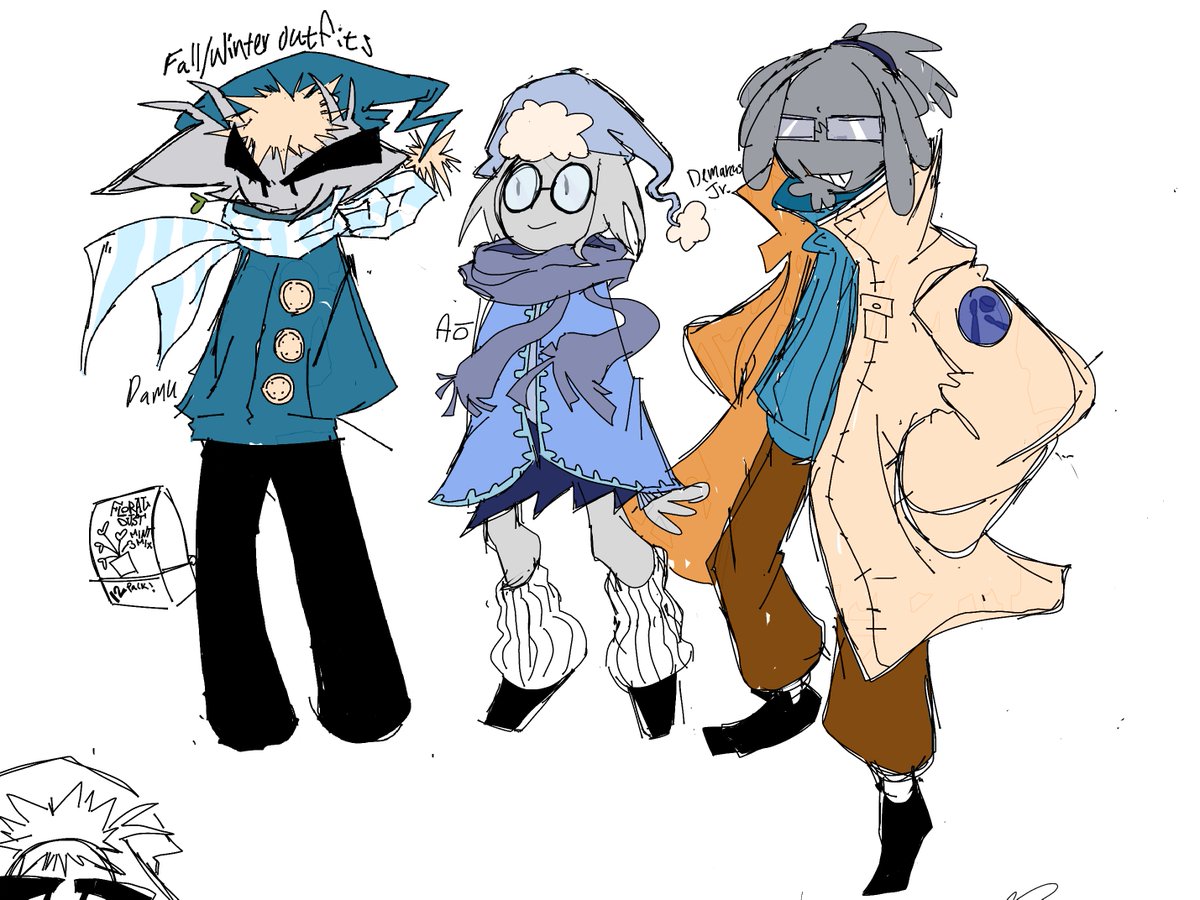 damorama13's tweet photo. character designs and other stuff I didn’t post https://t.co/hhYetCNNYy