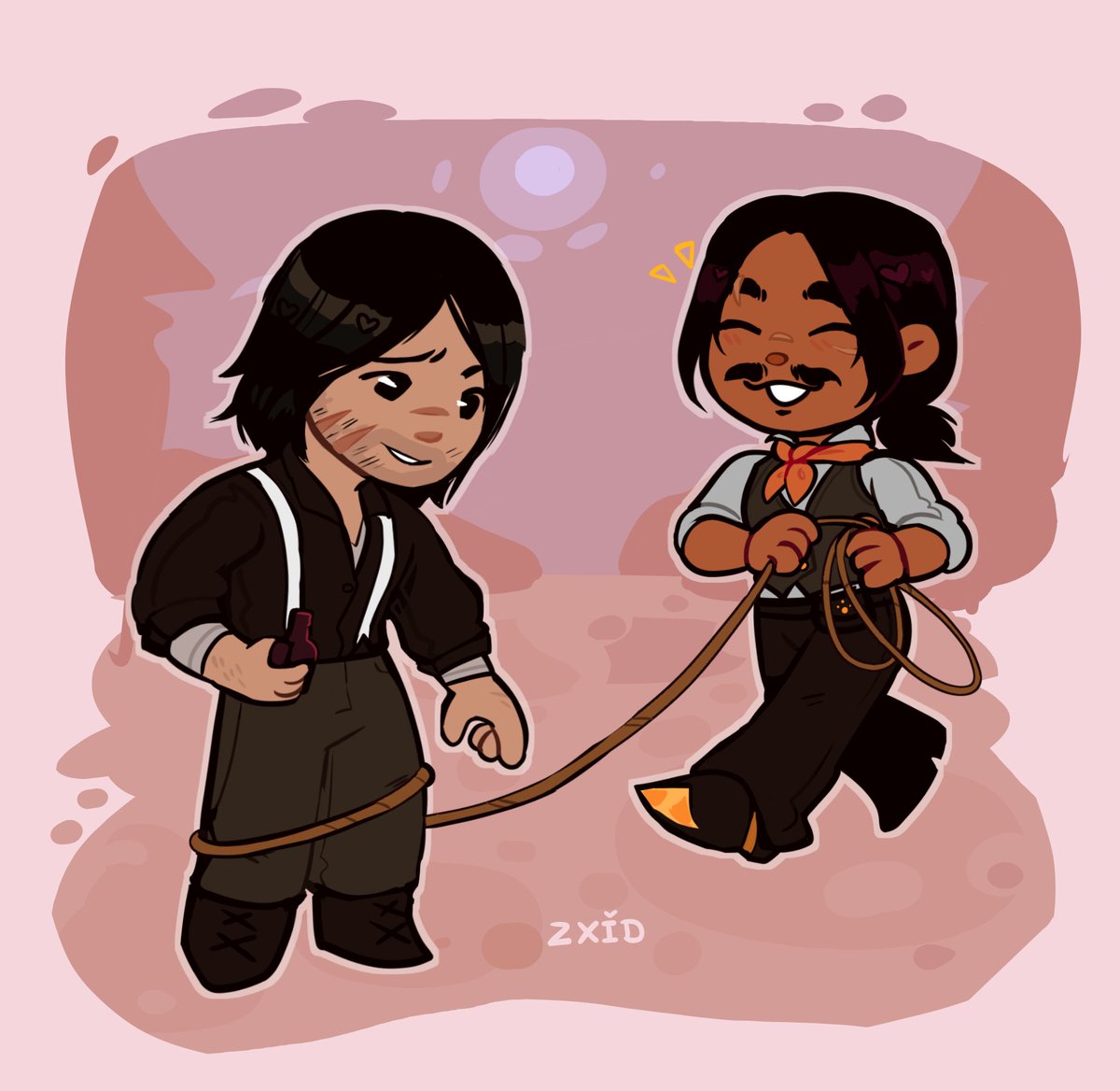 Javier Rdr2 Partner 「john and javier #rdr2 #jovier 」|zaeed 🇦🇷のイラスト
