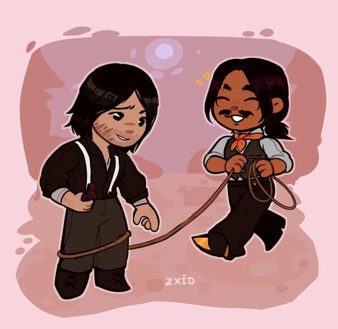 john and javier #rdr2 #jovier 