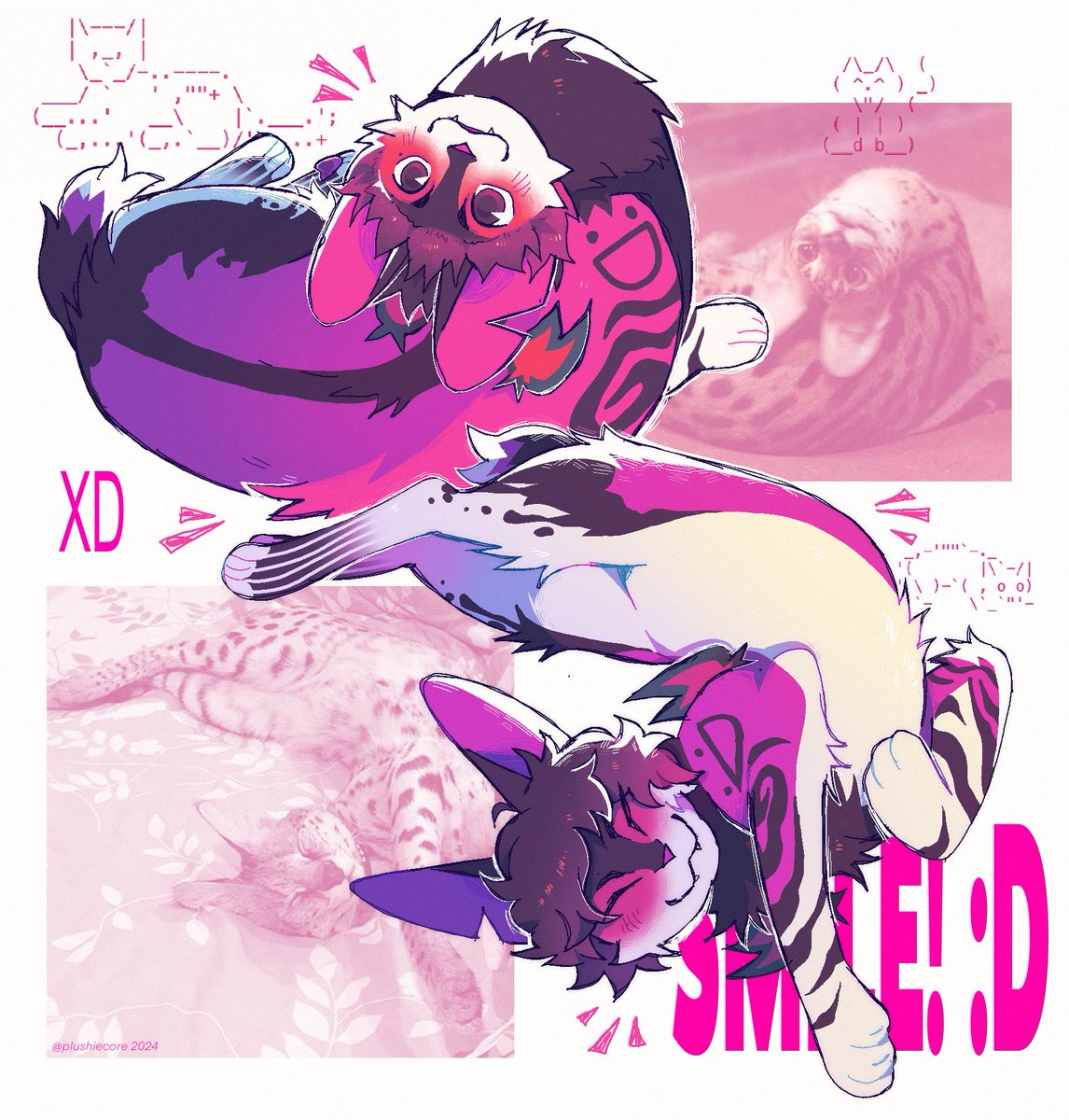 some silly fangs based on some silly references .. #furry