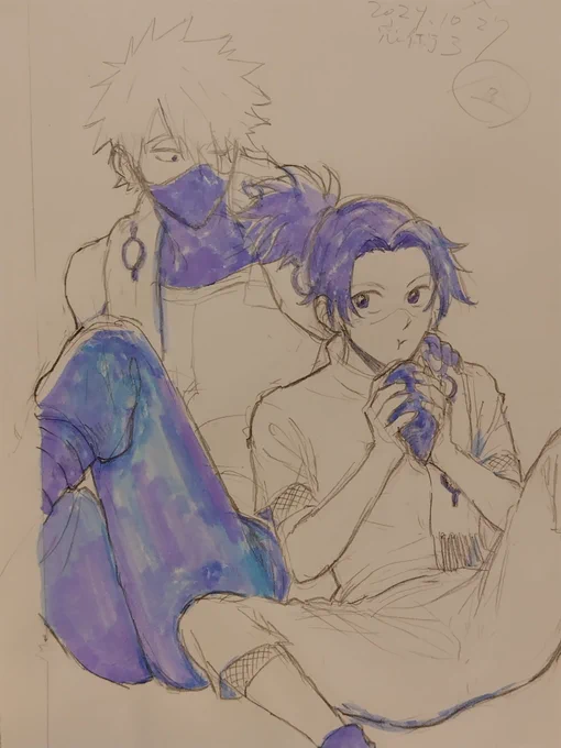 今回描かせていただいたスケブたち リクエスト下さった皆さまありがとうございました☺️💜 