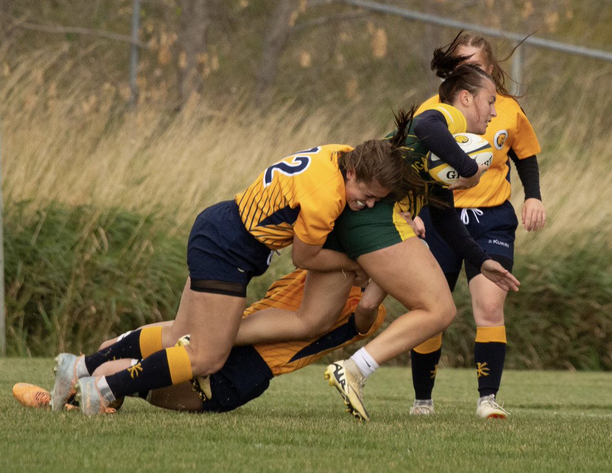 The ladies fell short in their PUWRC semifinal 52-27 to the U of R Cougars.  Bronze medal game Sunday at noon. <a href="/thomasmfriesen/">Thomas Friesen</a> <a href="/Yonner55/">Brian Yon</a> <a href="/Aj_kowalsky/">Adam</a>