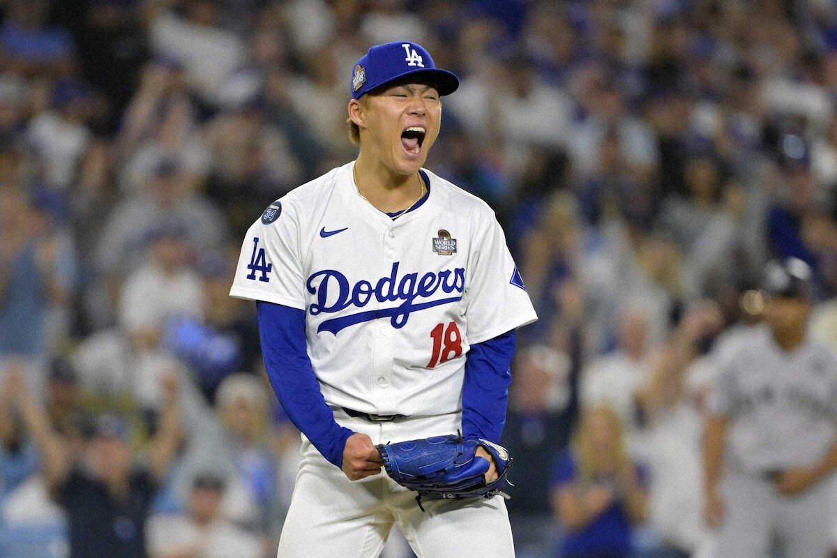 livedoornews's tweet photo. 【圧巻の投球】山本由伸、2007年松坂大輔以来の日本投手WS勝利
https://t.co/eeGtsH4dC9

3回にフアン・ソトに同点ソロを浴びたが、許した安打はこの1本のみ。打線の援護に恵まれ、WSでの日本投手最長となる6回1/3を1安打1失点、ポストシーズン自己最多86球の好投で勝ち投手となった。 https://t.co/6EChDii2zY
