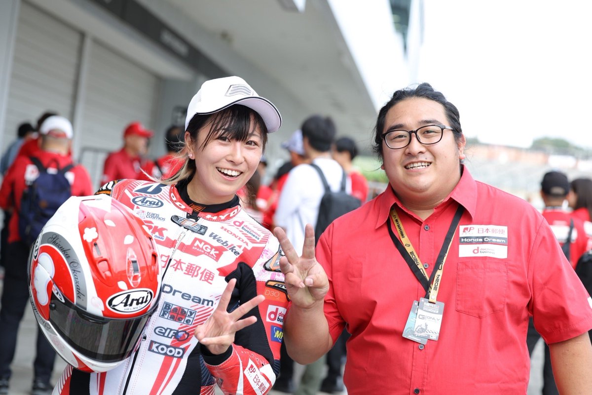 #全日本ロードレース選手権 
 #鈴鹿サーキット 

決勝結果  3位 🏍
応援ありがとうございました！

 #JGP3 
 #岡崎静夏