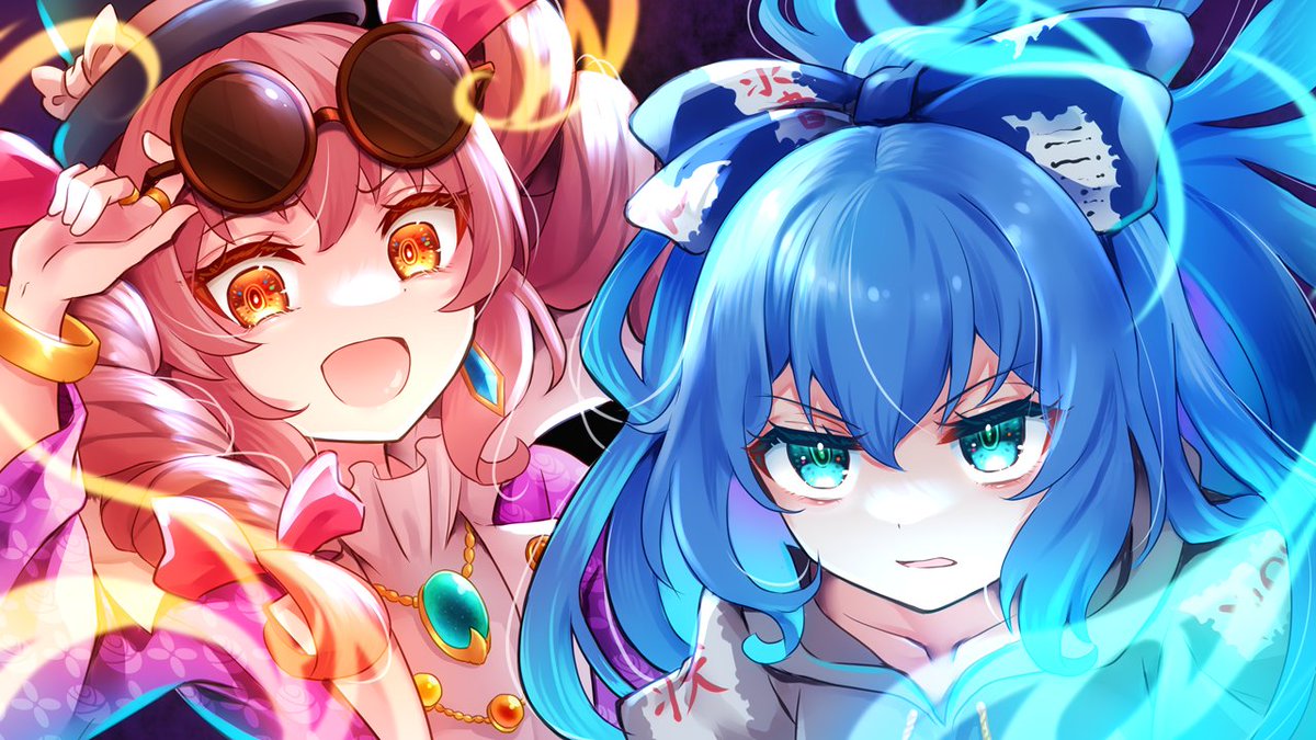 東方「依神女苑&依神紫苑#東方 #東方Project 」|桜谷のイラスト