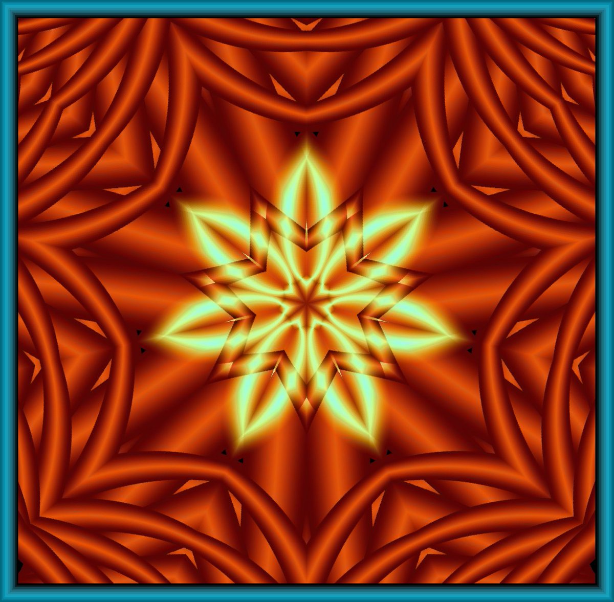 BorkRandy's tweet photo. 'Autumn Flame' #KaleidoSaturday #RandAlien https://t.co/5YXUGHwIN2